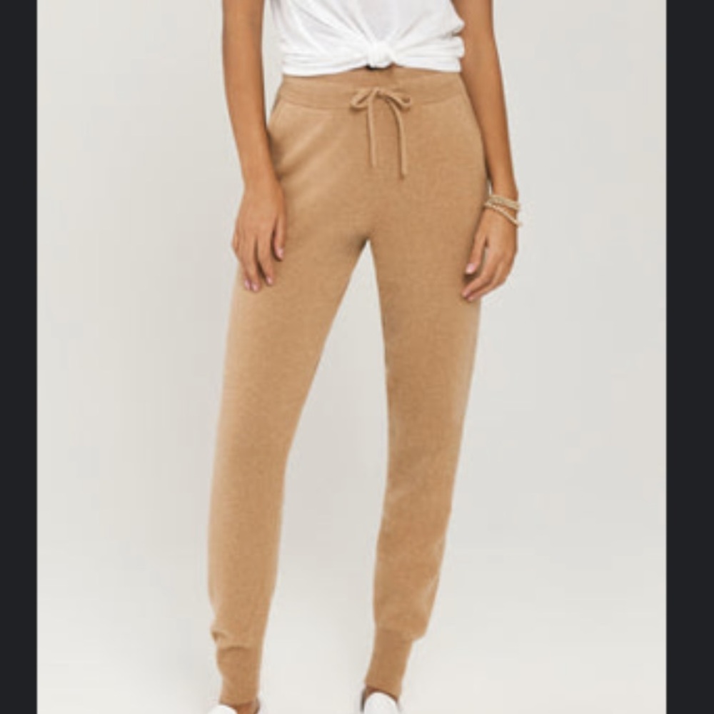 Nellie Cashmere Joggers - Something Navy Size s